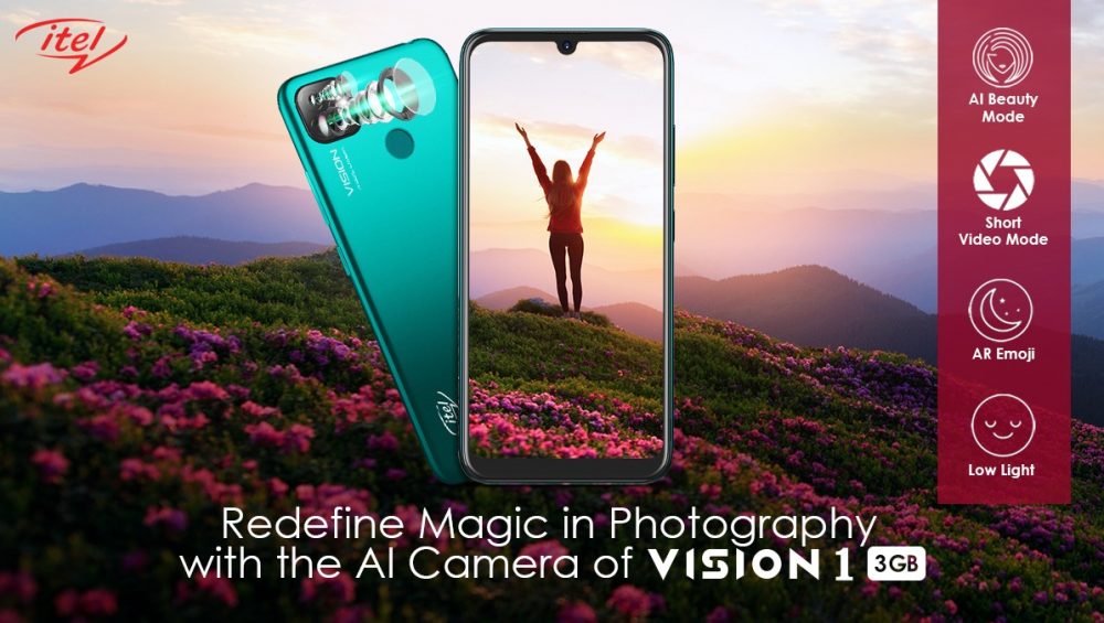 ITEL VISION 1 LET’S YOU ZOOM IN ON THE FUN – AI POWERED CAMERA